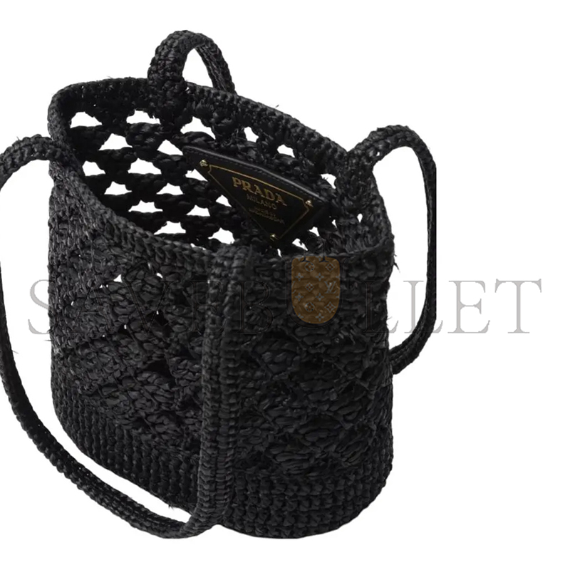 PRADA RAFFIA BAG 1BG494 (18*16.5*10cm)